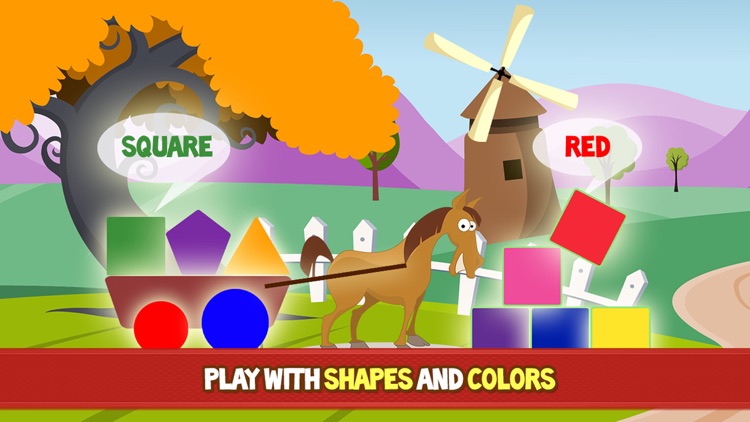 Farm Adventure for Kids - Educational game with animals and letters for children, toddlers, babies, boys and girls