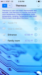 Thermoco - Smart Thermometer & Recorder screenshot #2 for iPhone