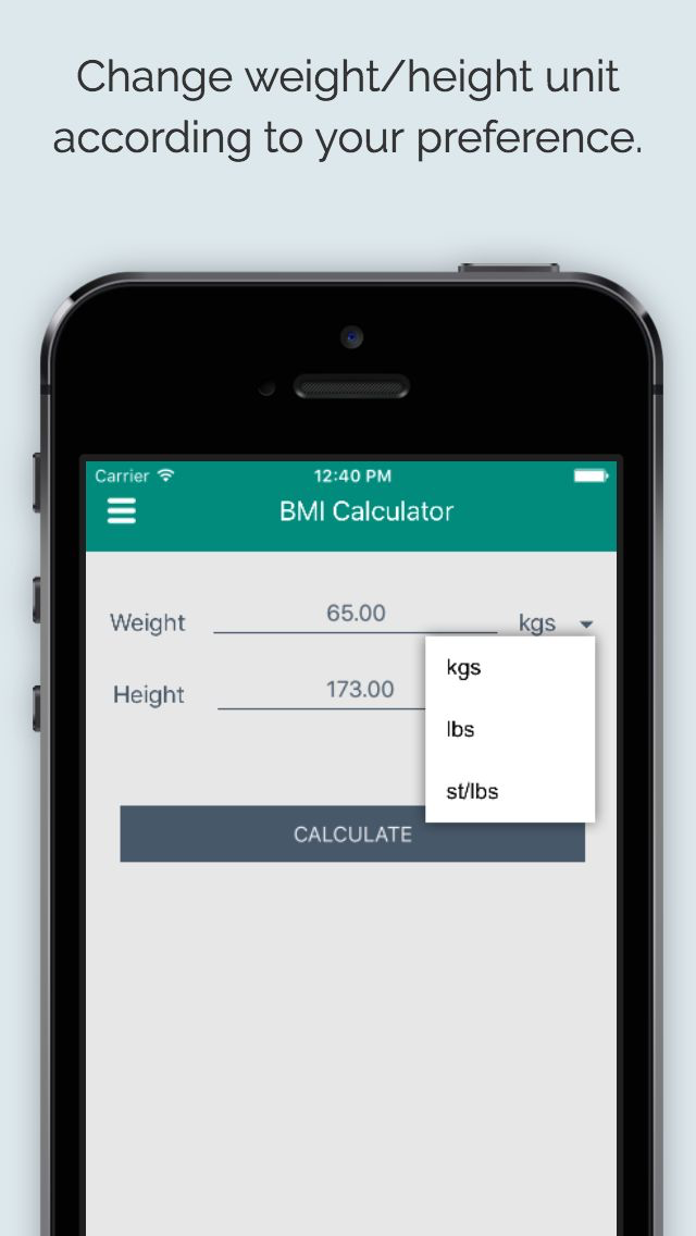 BMI Calculator App