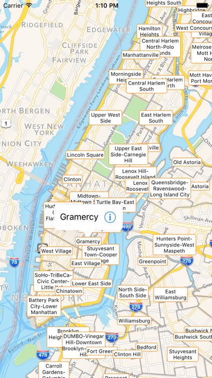 NYC Tourist Map - Travel Map for New York City