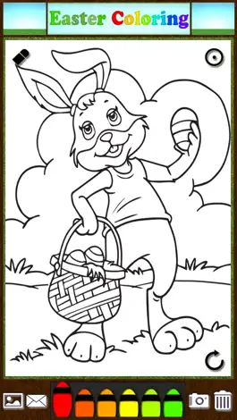 Game screenshot Easter Bunny Eggs ColoringBook FREE mod apk