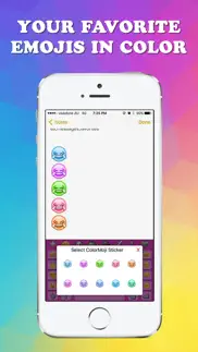 colormoji free - text colorful smiley faces iphone screenshot 2