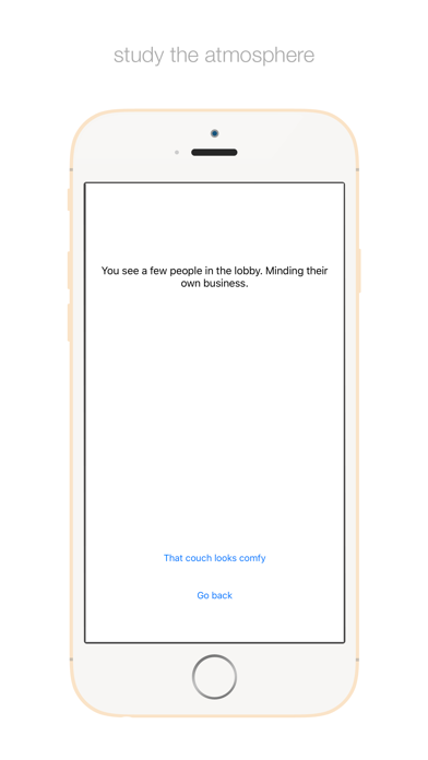 Screenshot #2 pour The Interview - a mystery interactive fiction not for the faint hearted