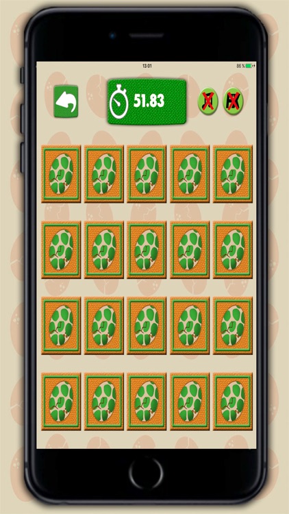 Dinosaurs memory game – Pairs game exercises for children