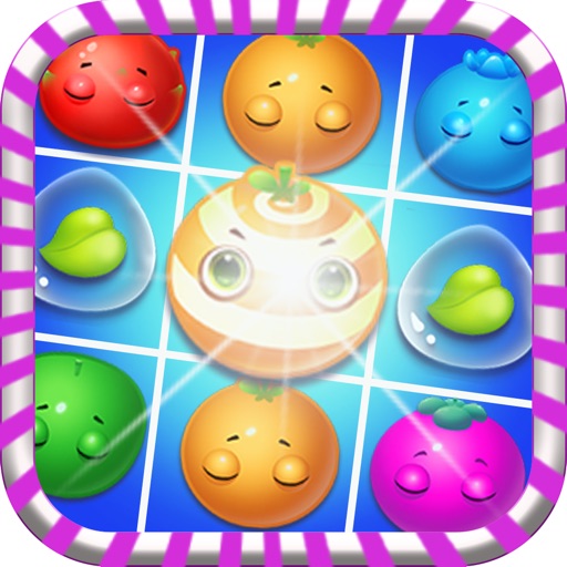 Candy Fruit Mania - Top Free Matching 3 Farm Jelly for Kids and Fiends! Icon