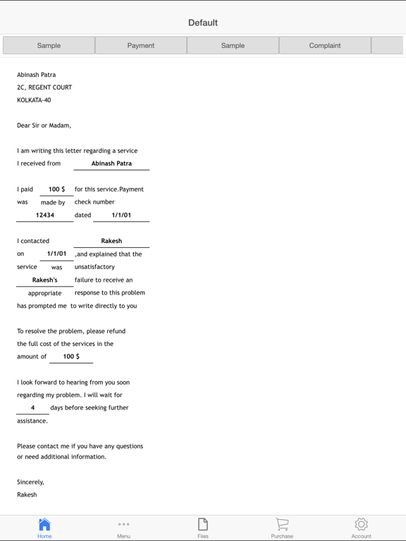 Screenshot #6 pour Business Letter