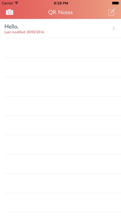 QR Notes, share notes using QR codes