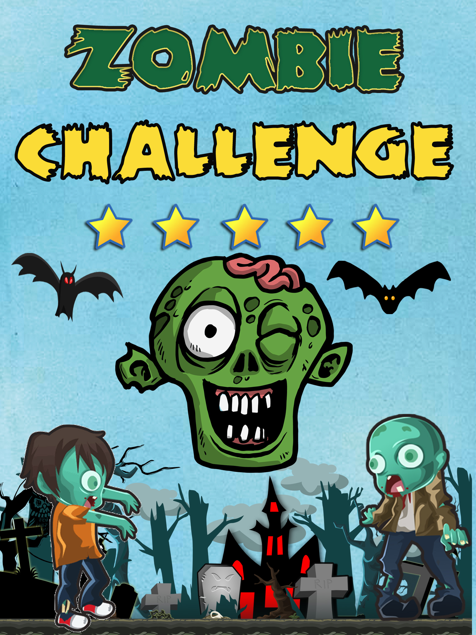 Zombies vs Bats - Rock Climbing Game screenshot 6