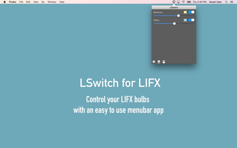 Screenshot #1 pour LSwitch for LIFX