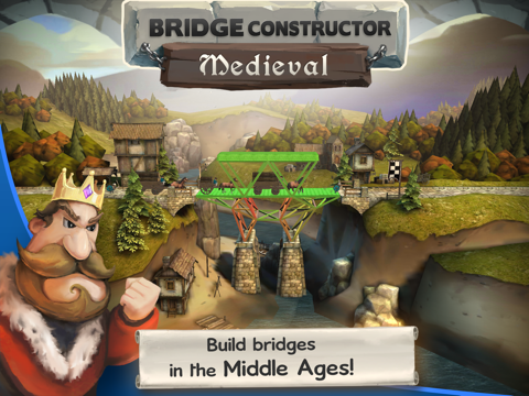 Screenshot #1 for Bridge Constructor Medieval