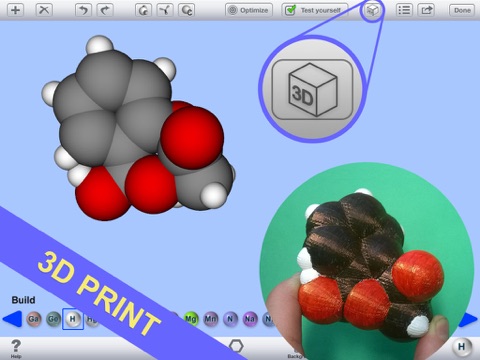 Screenshot #5 pour 3D Molecules Editor