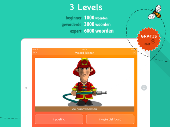 6000 Woorden - Leer Gratis Italiaans Woordenschat iPad app afbeelding 3