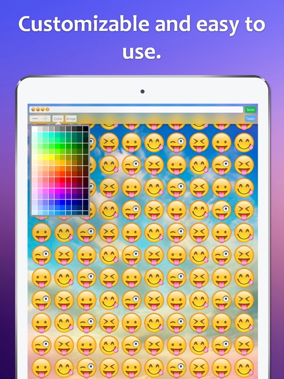 Screenshot #5 pour Emoji Wallpaper – milieux de conception avec emoji