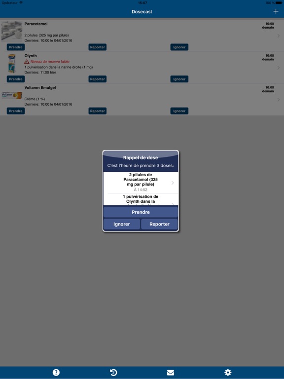 Screenshot #5 pour Dosecast: Rappel de ma pilule