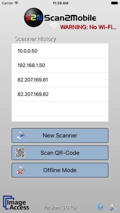 Scan2Mobile app screenshot 1