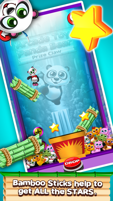 Arcade Panda Bear Prize Claw Machine Puzzle Game screenshot 2