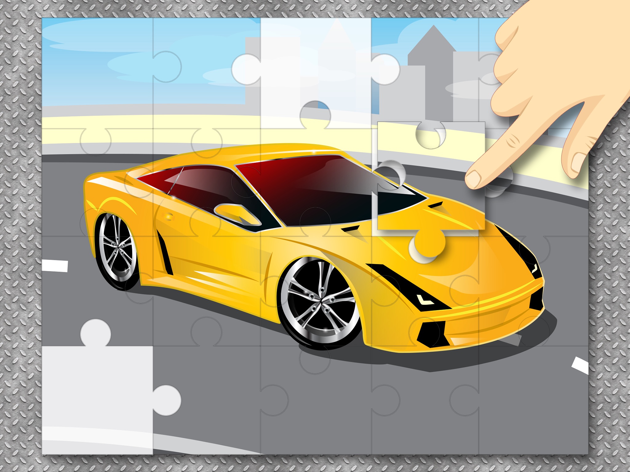 Sports Cars & Monster Trucks Jigsaw Puzzles : free logic game for toddlers, preschool kids and little boys screenshot 3