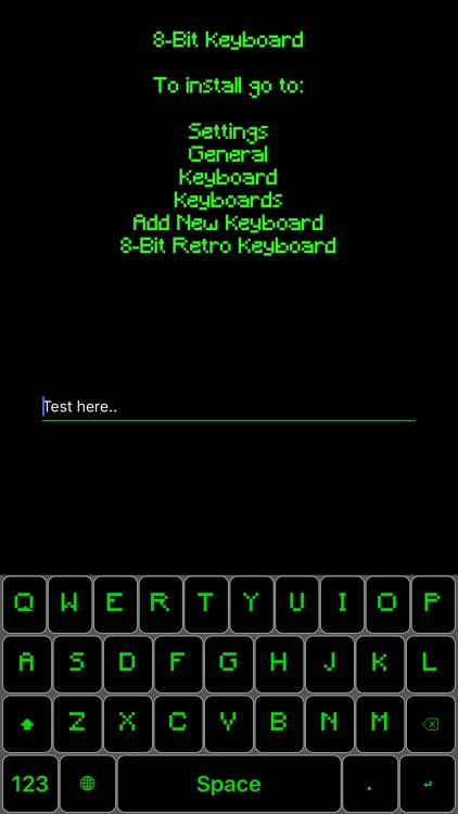 8-Bit Retro Keyboard