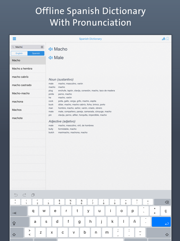 Screenshot #4 pour Spanish Dictionary | Offline Translation With Pronunciation