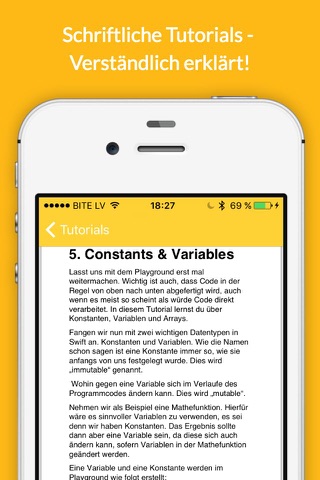 German Swift Tutorials - Lerne Swift 2 für Xcode screenshot 3