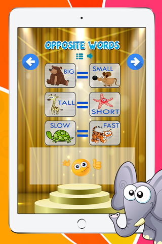 Learn English Vocabulary and Conversation Opposite for Kids screenshot 4
