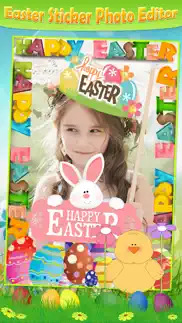 easter photo sticker.s editor - bunny, egg & warm greeting for holiday picture card iphone screenshot 3