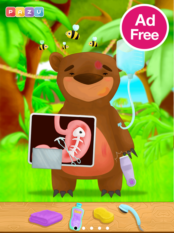 Jungle Care Taker - Kid Doctor for Zoo and Safari Animals Fun Game, by Pazu для iPad