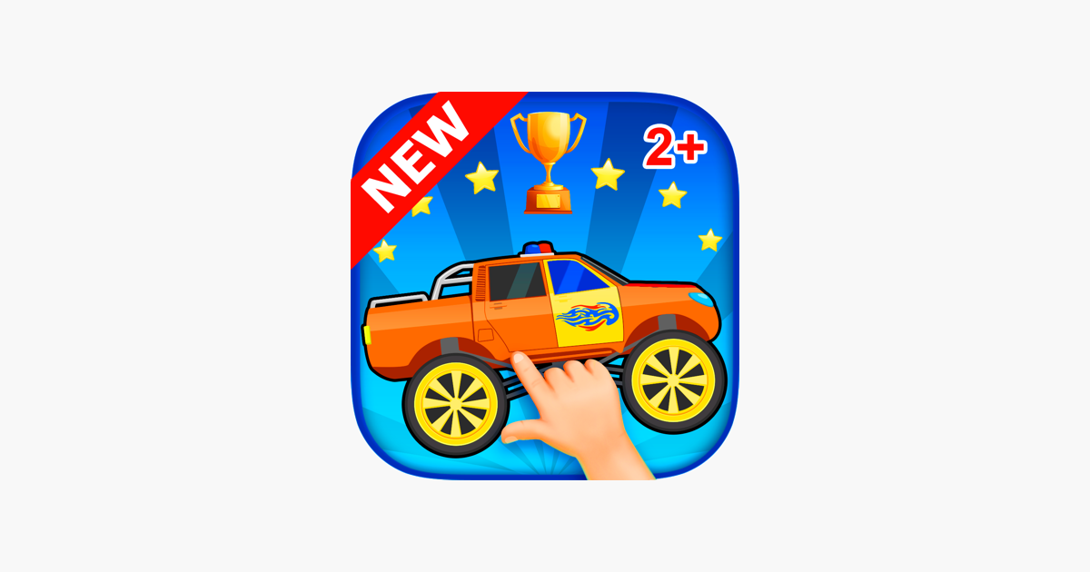 Jogo de carros de corrida para crianças de 4 anos gratis com animais  infantil na App Store