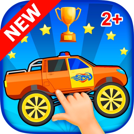 Car Racing for Toddlers and Kids under 6 Free with Animals iOS App