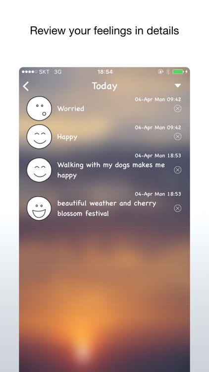 Feelings Diary - Track your emotions