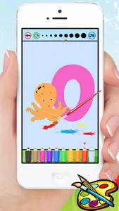 ABC Alphabet animals coloring book and drawing A-Z for kids screenshot #4 for iPhone