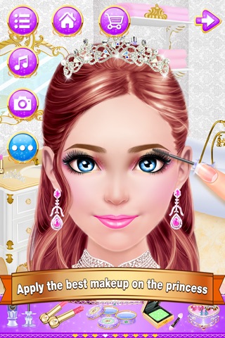 Princess Wedding - Royal Salon: Spa, Makeup & Dress Up Makeover Game for Girls screenshot 2