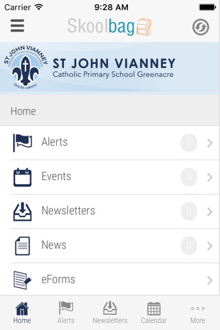 St John Vianney Catholic Primary School Greenacre - Skoolbag screenshot 2