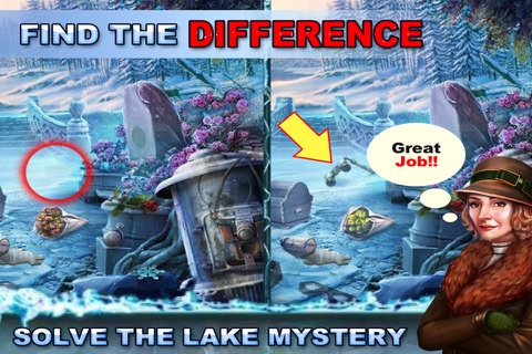 The Frozen lake Christmas Hidden Objects Games screenshot 2