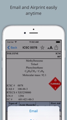 Chemical Safety Data Sheets - ICSC screenshot 5
