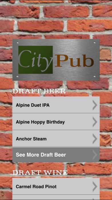 Screenshot #1 pour City Pub