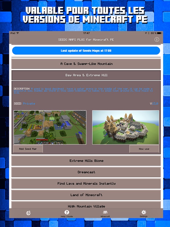 Screenshot #5 pour Seeds for Minecraft PE Seed Pocket Edition Gratuit