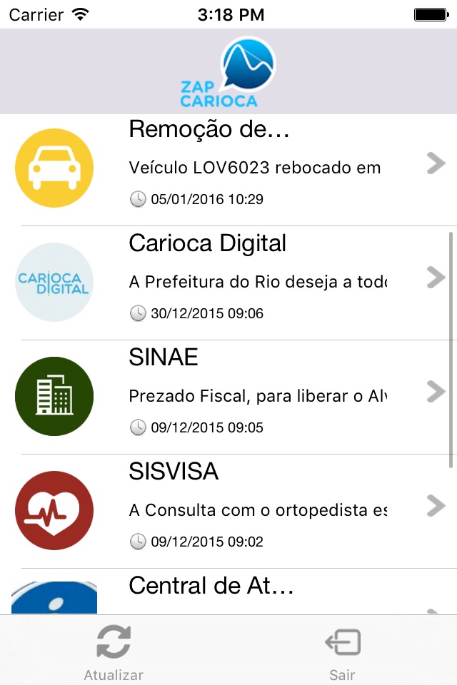 iPhone screenshot