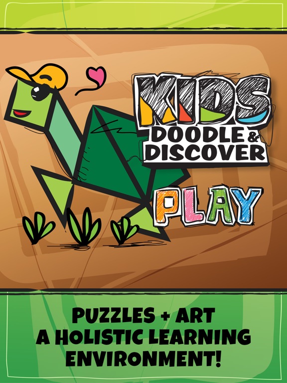 Kids Doodle & Discover: Wild Animal, Cartoon Shapeのおすすめ画像1