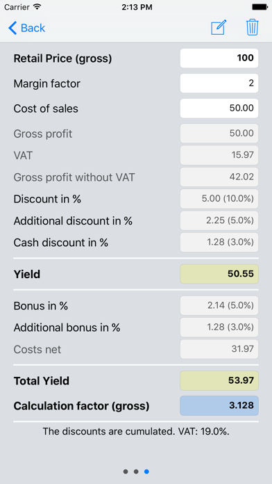 Screenshot #3 pour TG Data Calc Free