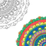 Adult Coloring Book - Free Fun Games for Stress Relieving Color Therapy and Share App Contact