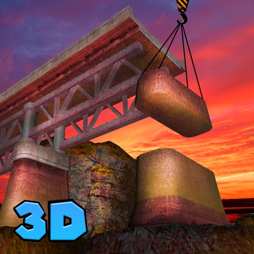 Bridge Builder: Crane Driving Simulator 3D Full icon