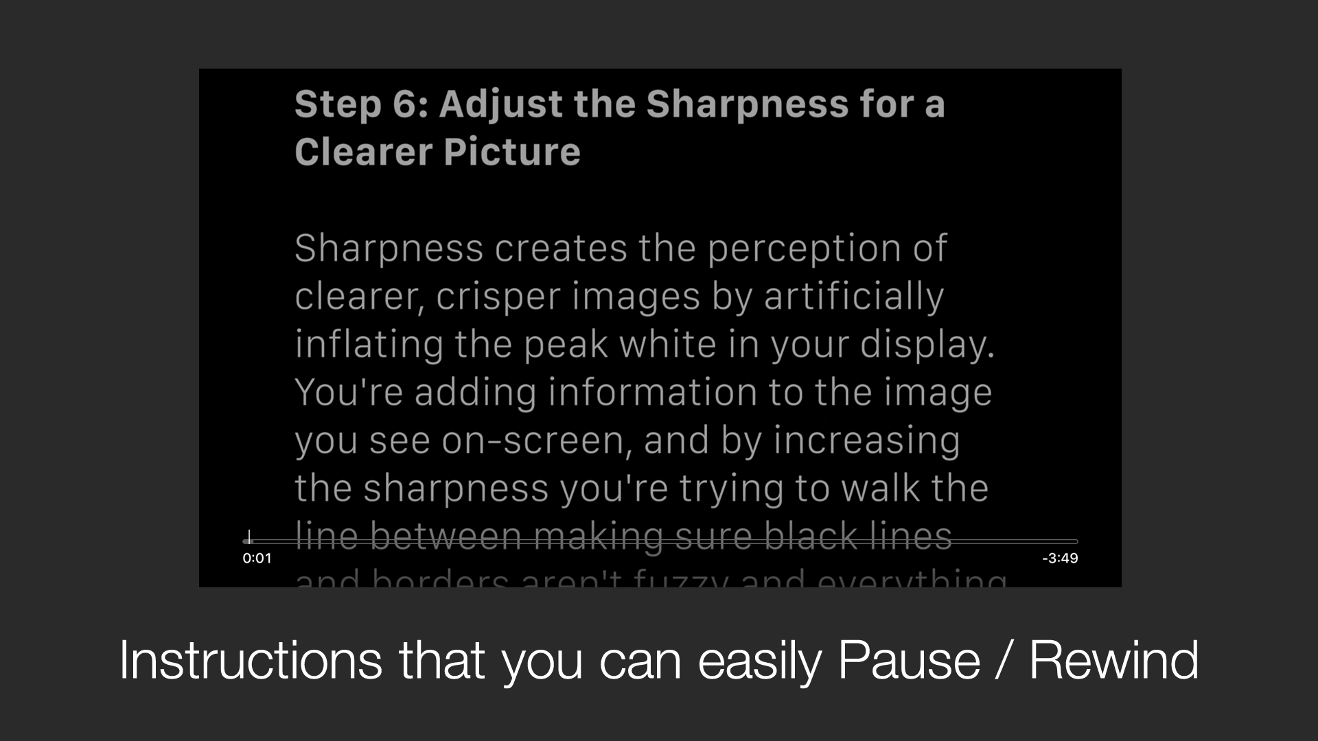 Calibr8 - Instructions & Professional-grade Calibration Test Patterns to Tune Up your HDTV screenshot 4