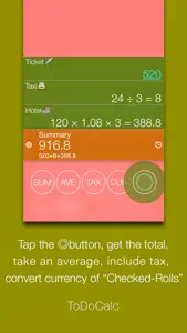 ToDoCalc - Best free & Smart calculator screenshot #4 for iPhone