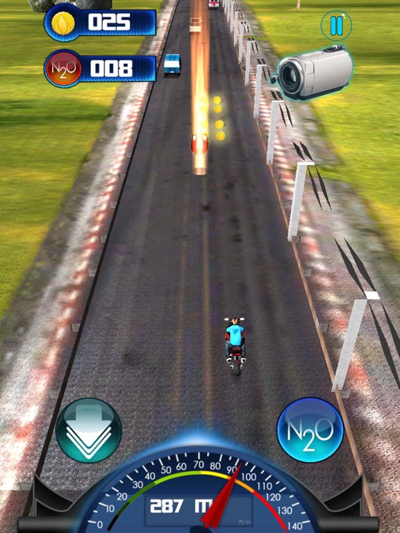 Screenshot #4 pour Moto Bike City Traffic  Speed Race 3D
