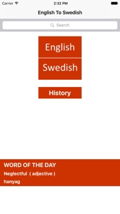 English To Swedish Dictionary screenshot #1 for iPhone