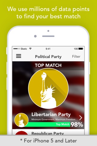 Voter - Matchmaking for Politics screenshot 4