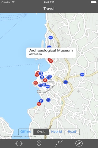 MYKONOS (GREECE) – GPS Travel Map Offline Navigator screenshot 2