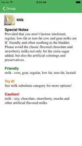 ICN Food List screenshot #3 for iPhone