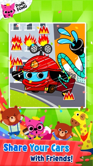 PINKFONG! Cars Coloring Book(圖4)-速報App